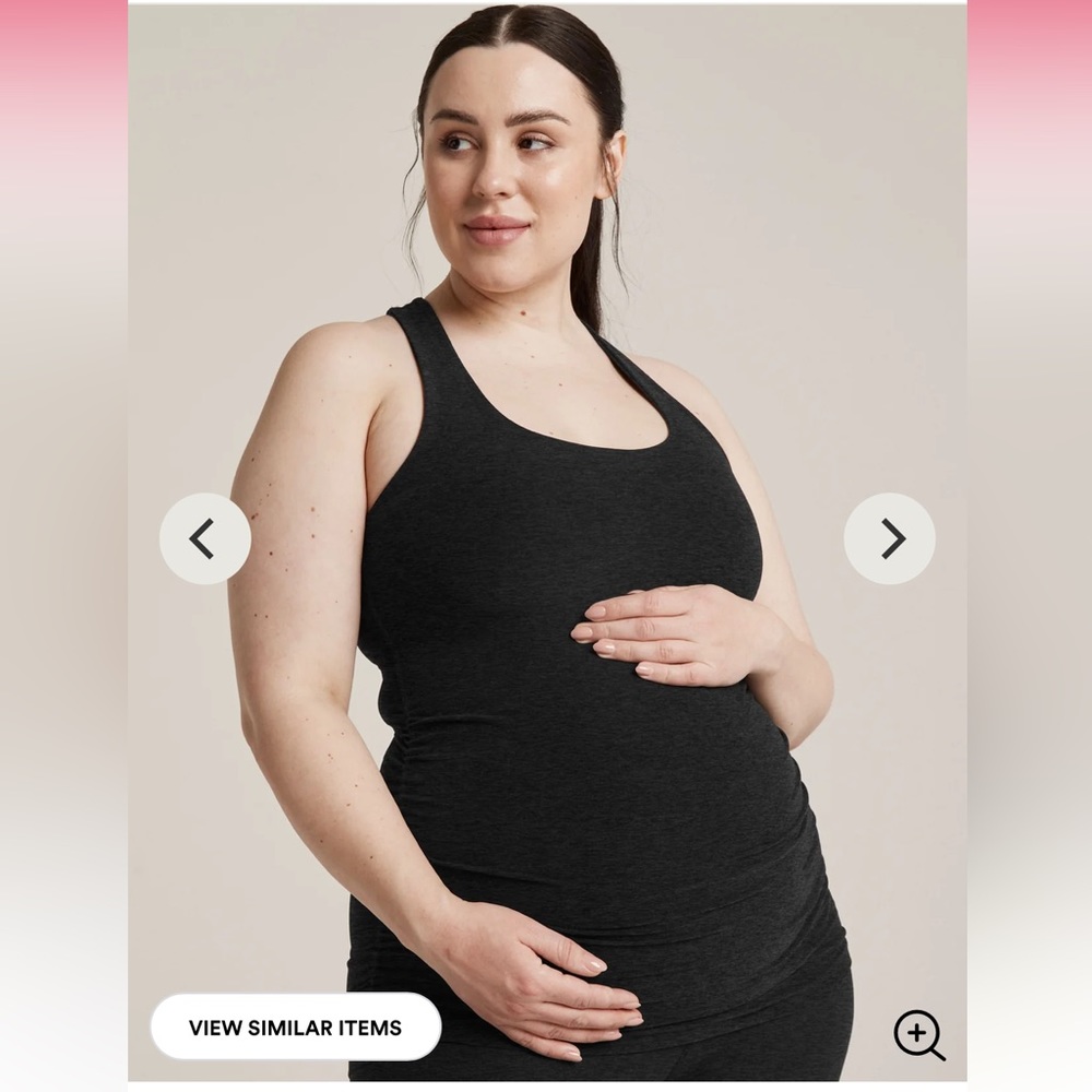 Beyond the bump (beyond yoga) Spacedye Bases Covered Maternity Tank size small